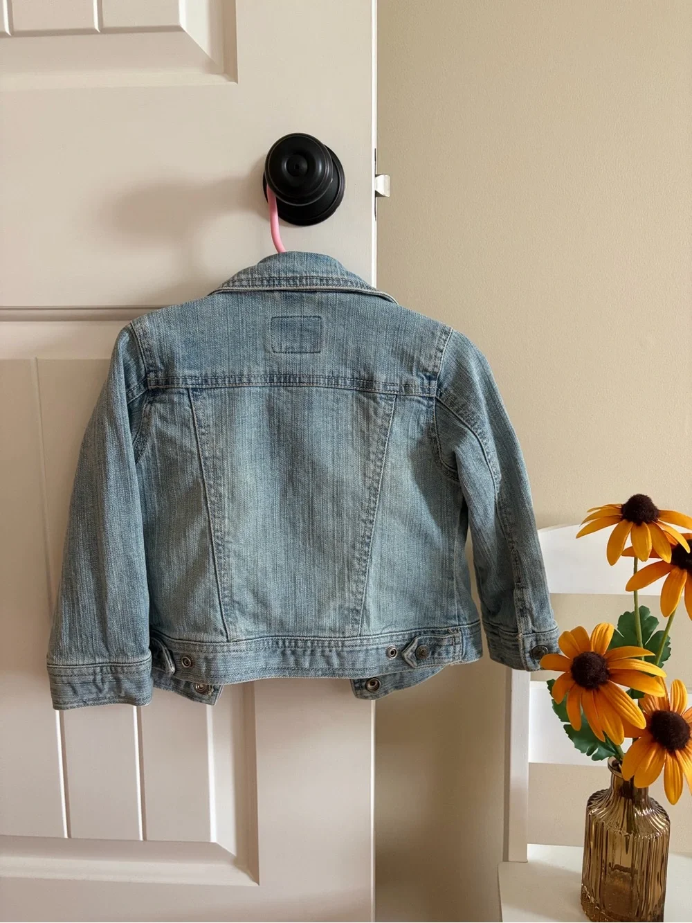The Children's Place Toddler Girl Light Wash Denim Jacket - Light Blue